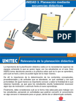 UNIDAD 3. Planeación Mediante Secuencias Didácticas