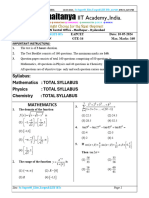 10-05-2024 - SR - Super60 - Elite, Target & LIIT-BTs - EAPCET - EGT-16 - Q.PAPER