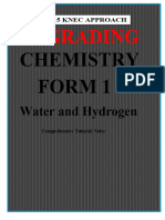 Water and Hydrogen