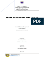 Work Immersion Template