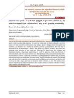 Growth and Yield of Red Chili Pepper (Capsicum Annuum L.) by Seed Treatment With Rhizobacteria As A Plant Growth Promoting