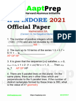 AaptPrep IPMAT 2021 Paper With Answers