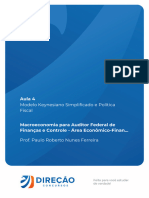 Modelo Keynesiano Simplificado e Política Fiscal