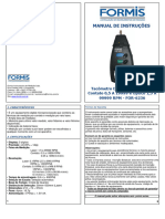 Manual de Instruções - Tacômetro FOR-6236