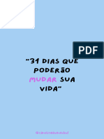 31 Dias Que Podem Mudar Sua Vida.