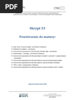 Skrypt 33 Powtórzenie Do Matury - Stereometria