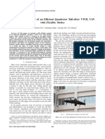 Full Attitude Control of An Efficient Quadrotor Tail-Sitter VTOL UAV