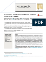 Neurología: Guía Consenso Sobre Técnicas de Infiltración Anestésica de Nervios Pericraneales