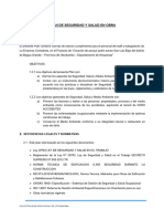 Informe de Seguridad y Salud en El Trabajo