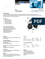 3m Peltor Flex Headset Datenblatt Englisch