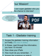 Interview With A Gladiator - Homelearning