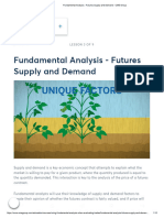 Fundamental Analysis - Futures Supply and Demand - CME Group