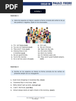 Present Simple - Worksheet FINISHED