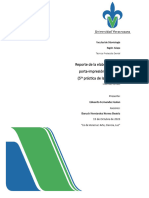 Reporte de La Elaboracion de Porta Impresion Individual - Eduardo Fernandez Galan