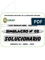 Solucionario - Simulacro 02 - (20-04-2024)