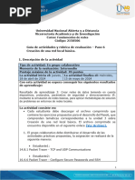 Guía de Actividades y Rúbrica de Evaluacion - Unidad 3 - Paso 6 - Creación de Una Red Local Básica