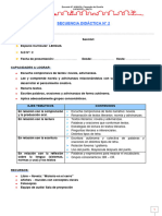 SECUENCIA DIDÁCTICA #3 Lengua - Novela 2do Grado 2024 (Lista)