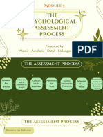 Module 5 PSYCH ASSESS The Psychological Assessment Process