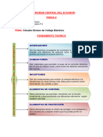 Circuito Divisor Devoltaje Eléctrico