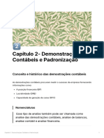 Capitulo 2 - Demonstrações Contábeis e Padroniza