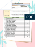 LISTA DE COTEJO 05 Al 07 de Julio