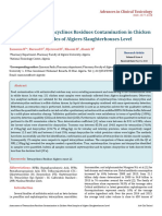 Assessment of Tetracyclines Residues Contamination in Chicken Meat Samples of Algiers Slaughterhouses Level