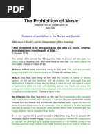 The Prohibition of Music