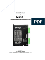 User's Manual: High Performance Microstepping Driver