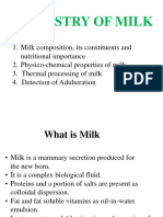 Chemistry of Milk