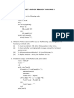 Computer Science Worksheet