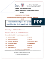 Les Mathématiques Des Épidémies Et Modélisation de La Pandémie de COVID-19 - Fouad MEDOUAR