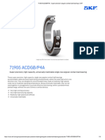 ACDGB - P4A - Super-Precision Angular Contact Ball Bearings - SKF