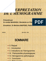 Presentation 3 Interpretation Hemogramme