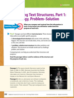 Grade 5 Lesson 1 Comparing Text Structures - Chronology and Problem-Solution