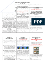 Math Activity Choice Board For Grade 2 - May 25th