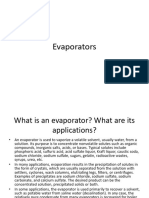 Evaporators