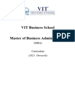 MBA Curriculum and Syllabi 2021 2022 1