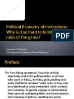 01A - Political Economy of Institutions