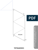 Construcción Poliedros Regulares Pull Up Patterned Cuerda Hilo