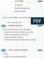 Lecture 2 Ethics Types and Moral Reasoning