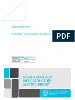 Master Specification - Part Rd-Ew-C2 - Trench Excavation and Backfill