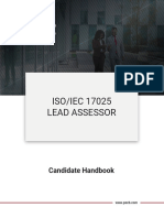 Pecb Candidate Handbook Iso Iec 17025 Lead Assessor