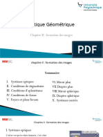 Optique Géométrique - Chapitre 2