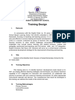 Training Design of LAC 2023 2024