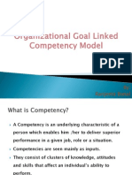 Organizational Goal Linked Competency Model