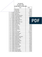 Pay Sheet Staff Point 7