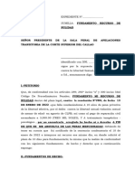 Recurso de Nulidad CONTRA SENTENCIA CONDENATORIA PROCESO ORDINARIO ACPP DELITO CONTRA LA LIBERTAD SEXUAL