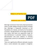 Reforms in Family Law LL M II 29-4-2-1