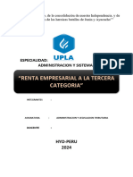 Renta Empresarial Trabajo