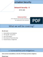 07-Class - Network Security II - Information Security